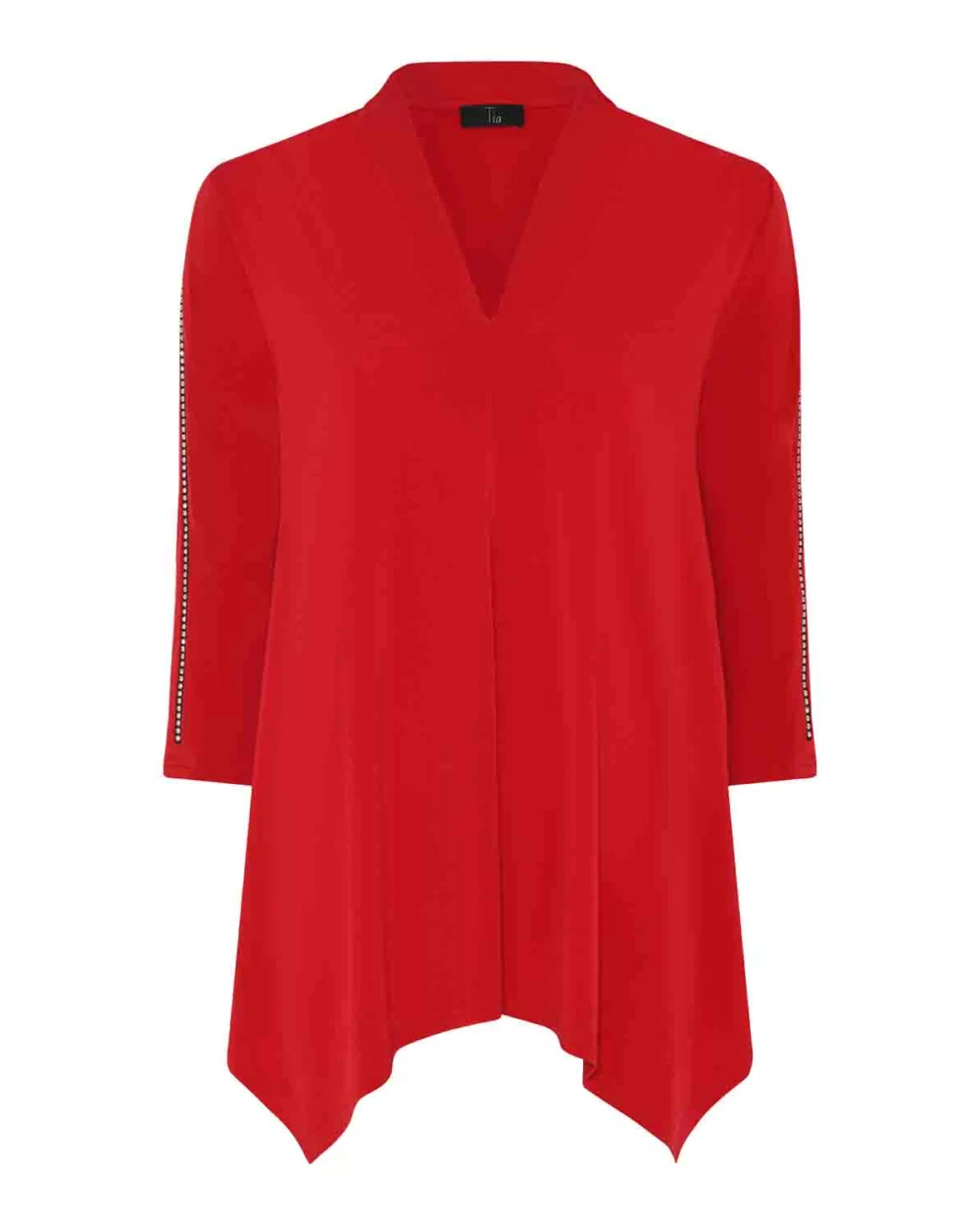 TIA Asymmetrical Red Top