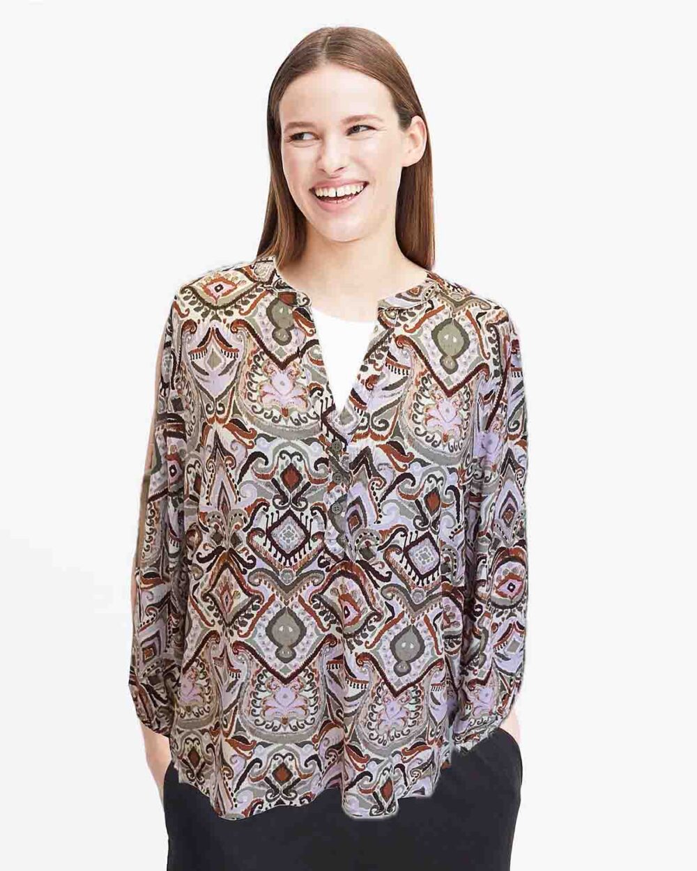 B YOUNG MMJoella V-Neck Shirt in Aloe - 20814524