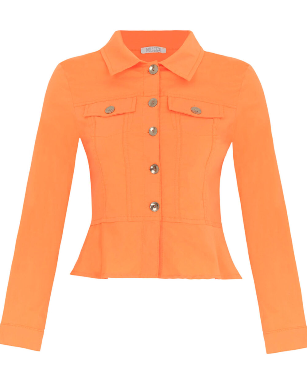 DOLCEZZA Woven Jacket in Orange - 24223
