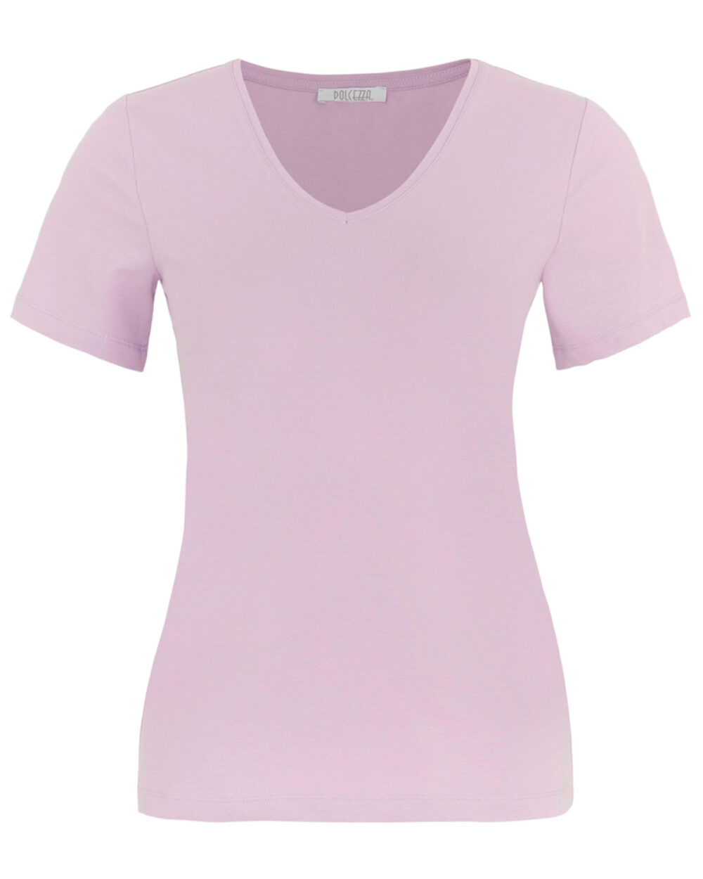 DOLCEZZA Short Sleeve V-Neck in Lavender - 24501