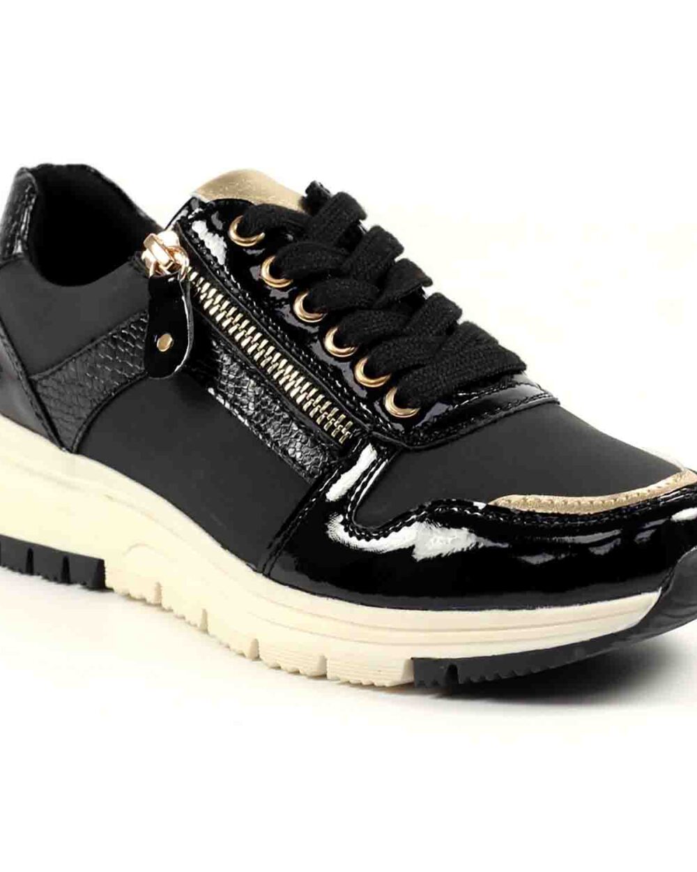 LUNAR Sammy Black Trainer - DLB022