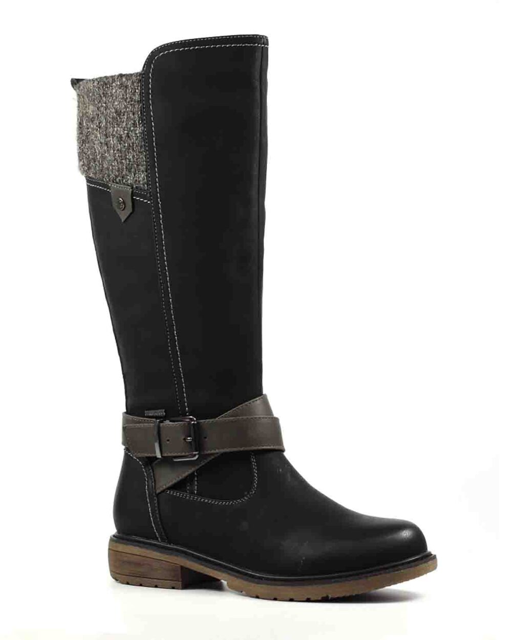 LUNAR Vanna Black Waterproof Long Boot - GLB144
