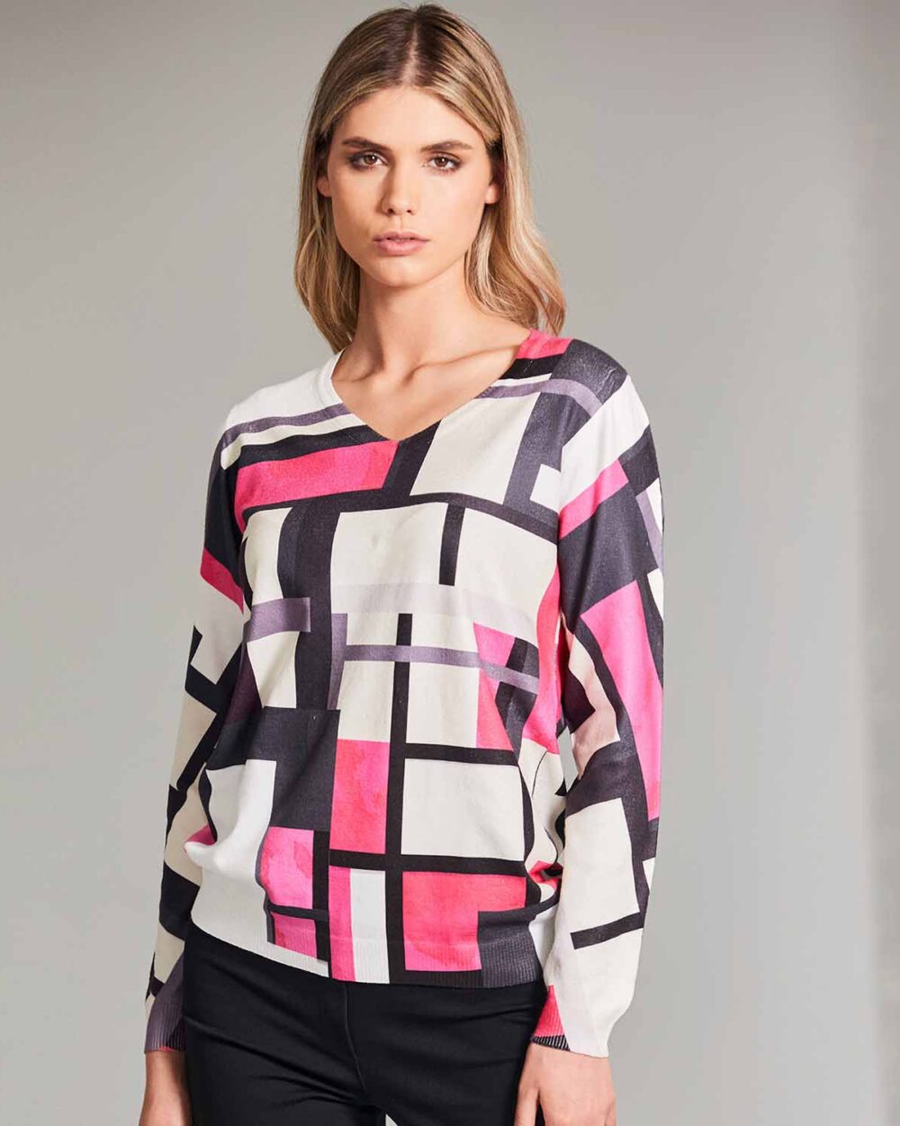PERUZZI Mondrian Print Knit - W24603