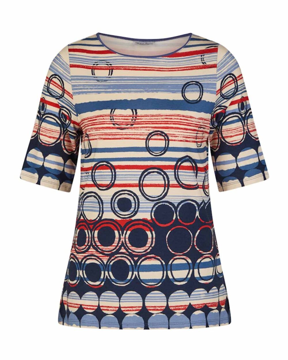 BARBARA LEBEK T-Shirt in Off-White Mix - 81050052