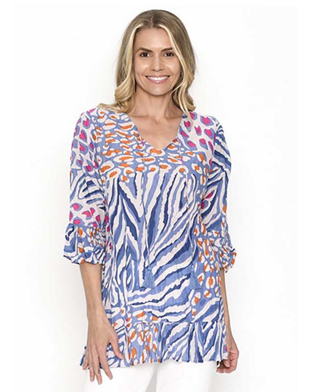 ONE SUMMER Emma Top in Multi -  DW53H-D04