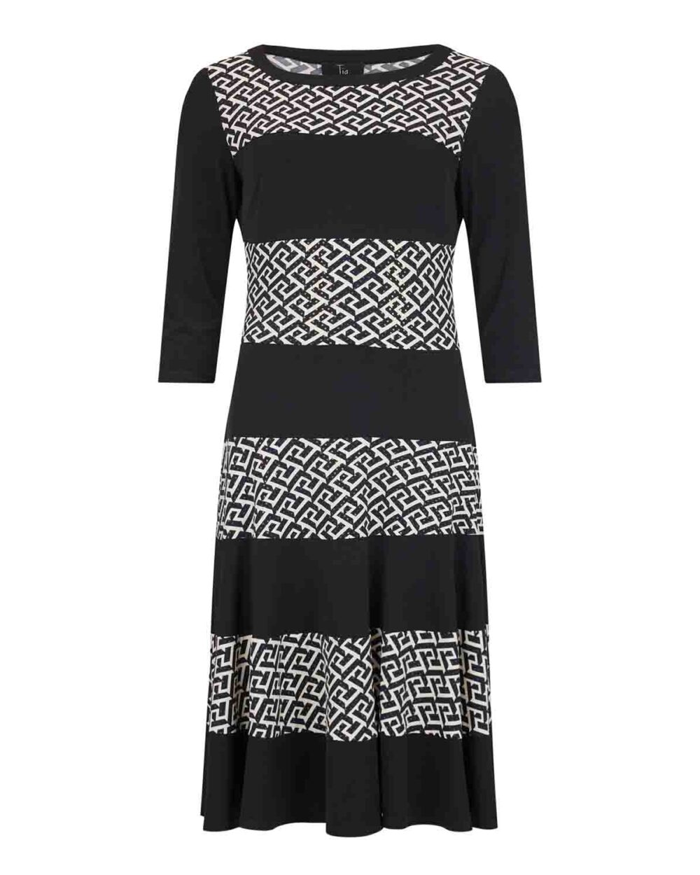 TIA 78745-7979 DRESS-BK/WT