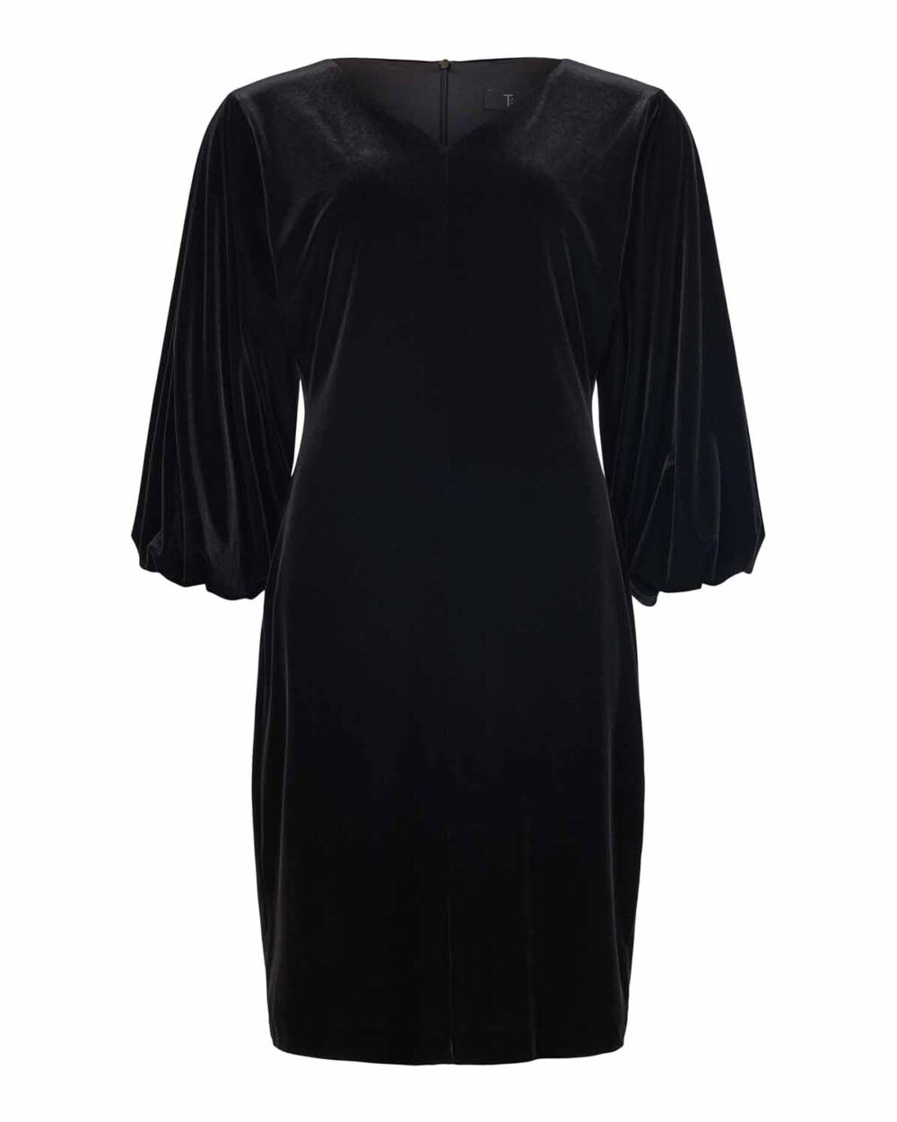 TIA 78079-7119  VELVET DRESS-BLACK