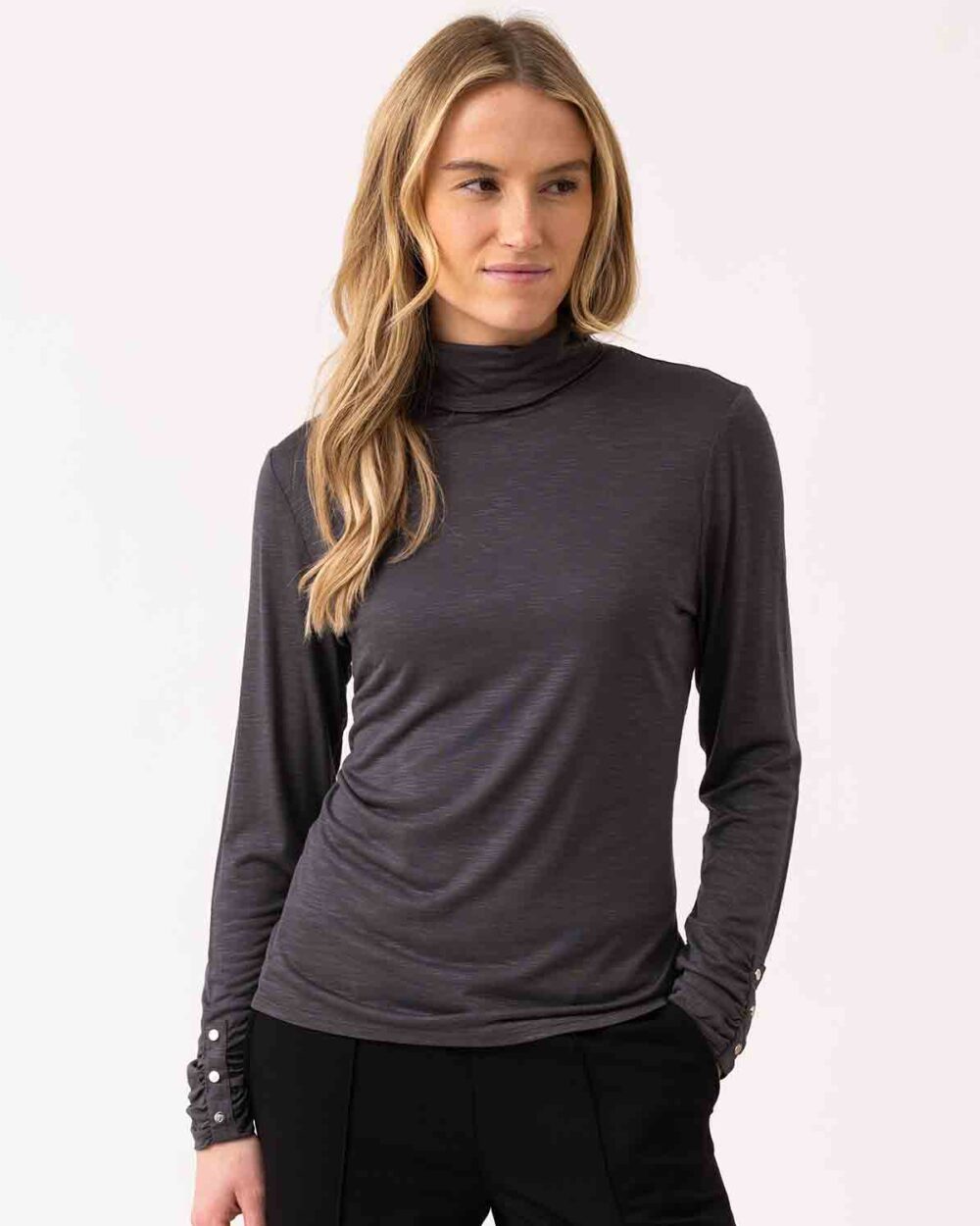 MARBLE POLO TOP 6400-CHARCOAL